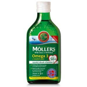Mollers Omega 3 50+ rybí olej 250 ml