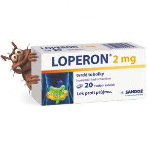 Loperon 2 mg tvrdé kapsuly, 20 kapsúl