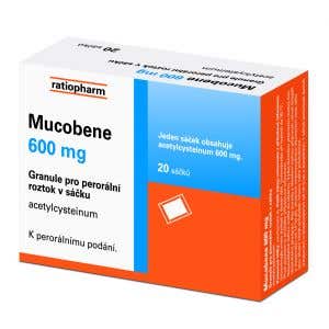 Mucobene 600 mg 20 ks