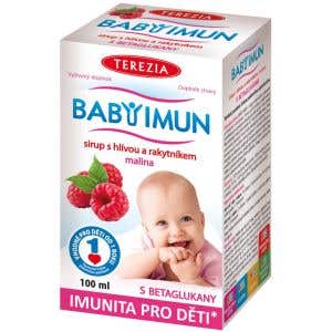 Terezia Baby Imun sirup s hlivou a rakytníkom malina 100 ml