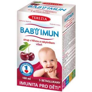 Terezia Baby Imun sirup s hlivou a rakytníkom višňa 100 ml