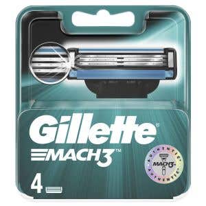 Gillette Mach3 holicí hlavice 4ks