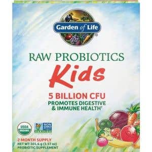 Garden of Life RAW Organic Probiotika pro děti na podporu zažívání - banán 101,4 g