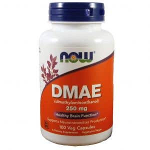 Now DMAE dimetylaminoetanol 250 mg 100 rastlinných kapsúl