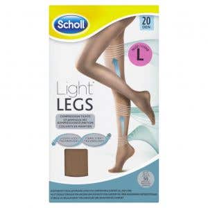 Scholl Light Legs Kompresní punčochové kalhoty 20 Den tělové L