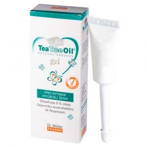 Dr. Müller Tea tree oil gel pro intimní hygienu ženy 7×7,5 g
