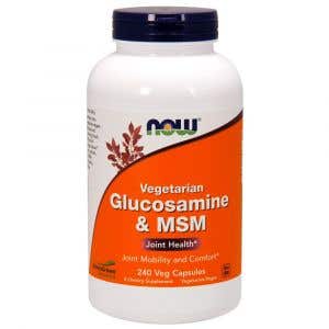 Now Vegetariánsky Glukosamín & MSM 240 rastlinných kapsúl