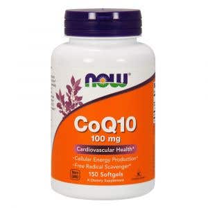 Now Foods CoQ10 koenzym Q10 100 mg 150 softgel kapslí