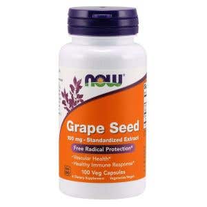 Now Grape seed extract - Extrakt z hroznových jader 100 mg 100 rostlinných kapslí