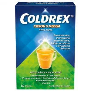 Coldrex horký nápoj citrón med 10 ks