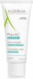 A-Derma Phys-AC Global Komplexná starostlivosť o nedokonalosti pleti so sklonom k ​​akné 40 ml