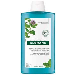 Klorane Šampon s BIO mátou vodní – vlasy vystavené znečištěnému ovzduší 400 ml