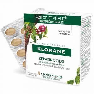 Klorane KERATINcaps Síla & vitalita, vlasy a nehty 30 tobolek