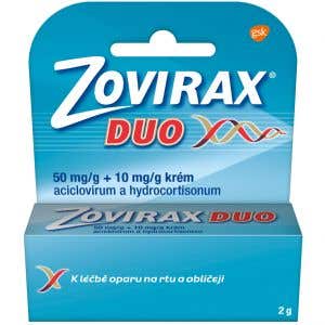 Zovirax duo 50mg/g+10mg/g krém 2g II