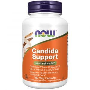 Now Candida Support 180 rostlinných kapslí