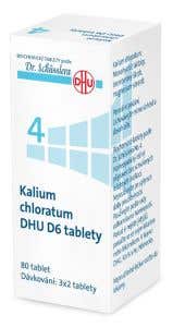 Schüsslerovy soli Kalium chloratum DHU D6 80 tablet