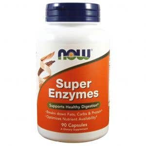 Now Super Enzymes komplexné tráviace enzýmy 90 kapsúl