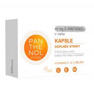 Panthenol Omega kapsle 40 mg 60 kapslí