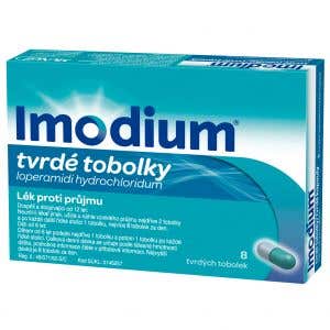 Imodium 8 tvrdých kapsúl