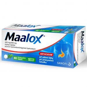 Maalox 40 žvýkacích tablet