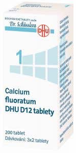 DHU Schüsslerove soli - Calcium fluoratum D12 200 tabliet
