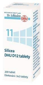 DHU Schüsslerovy soli - Silicea D12 200 tablet