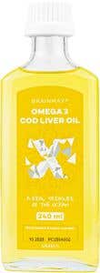 BrainMax Omega 3 Olej z tresčích jater - citrón 240 ml