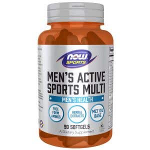 Now Men's Active Sports Multivitamín 90 softgel kapsúl