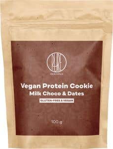 BrainMax Pure Vegan Protein Cookie - Proteínová vegánska sušienka s mliečnou čokoládou a datlami 100 g