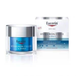 Eucerin Hyaluron-Filler + 3x Effect Nočný hydratačný Booster 50 ml