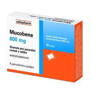 Mucobene 600 mg 10 ks