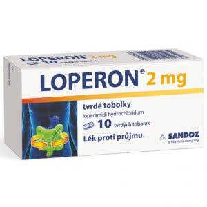 Loperon 2 mg tvrdé kapsuly, 10 kapsúl
