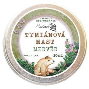 Medarek Tymianová masť Medveď 30 ml