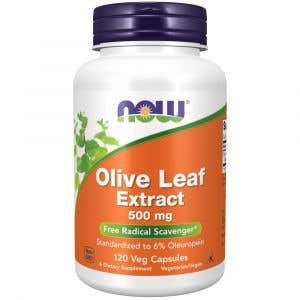 Now Extrakt z olivových listov 500 mg 120 rastlinných kapsúl