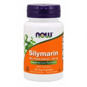 Now Foods Silymarin - extrakt z ostropestřce mariánského 150 mg 60 rostlinných kapslí