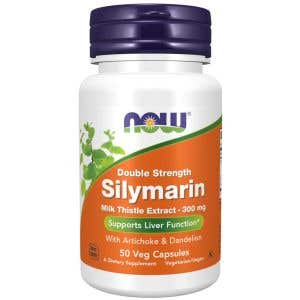 Now Silymarin extrakt z ostropestřce mariánského 300 mg 50 rostlinných kapslí