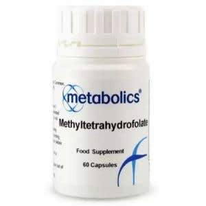 Metabolics Methyltetrahydrofolát - Bioaktívna alternatíva kyseliny listovej 60 vegánskych kapsúl