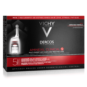  Vichy Dercos Aminexil Clinical 5 Multiúčelová kúra proti vypadávaniu vlasov pre mužov 21 x 6 ml