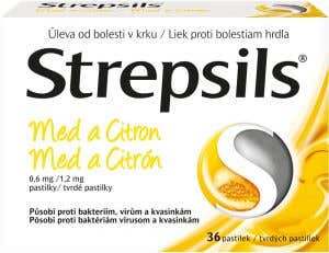Strepsils Med a Citrón 36 pastiliek