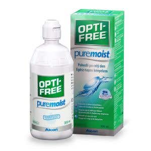 Alcon Opti-Free PureMoist roztok na kontaktné šošovky 300 ml s puzdrom