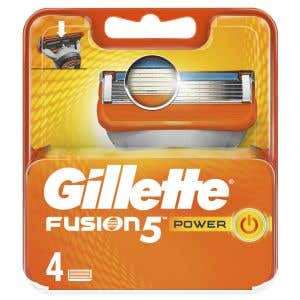 Gillette Fusion Power náhradní holicí hlavice 4ks