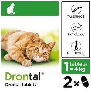 Drontal Antiparazitikum pro kočky 2 tablety