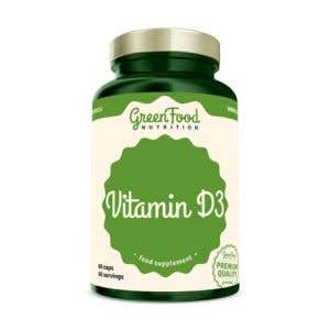 GreenFood Nutrition Vitamin D3 1000 IU 60 kapslí