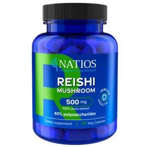 Natios Reishi Extract 500 mg 90 veganských kapslí