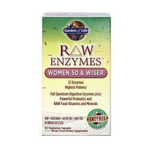 Garden of Life RAW Enzymy Women 50 & Wiser - pro ženy po padesátce 90 kasplí