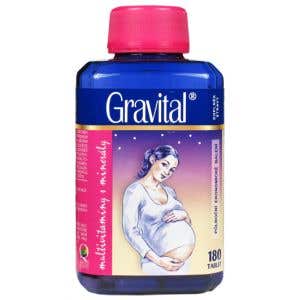 VitaHarmony Gravital multivitaminy pro těhotné a kojící ženy 180 tablet