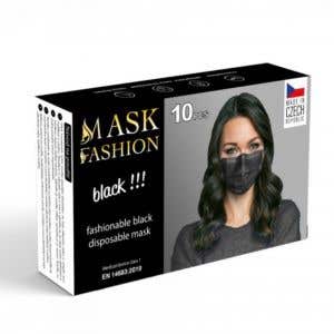 Naturprodukt Fashion obličejová maska - černá 10 kusů