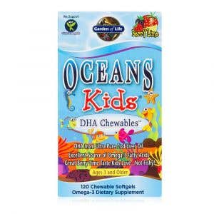 Garden of Life Ocean Kids DHA Omega 3 pro děti 120 tobolek