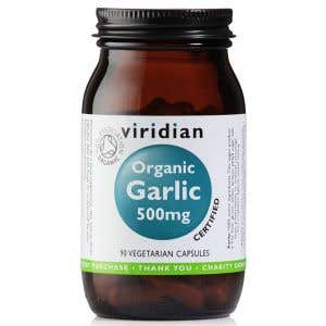 Viridian Garlic Organic - Extrakt z česneku 500mg BIO 90 kapslí 