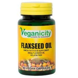 Veganicity Ľanový olej 500 mg 60 vegánskych kapsúl